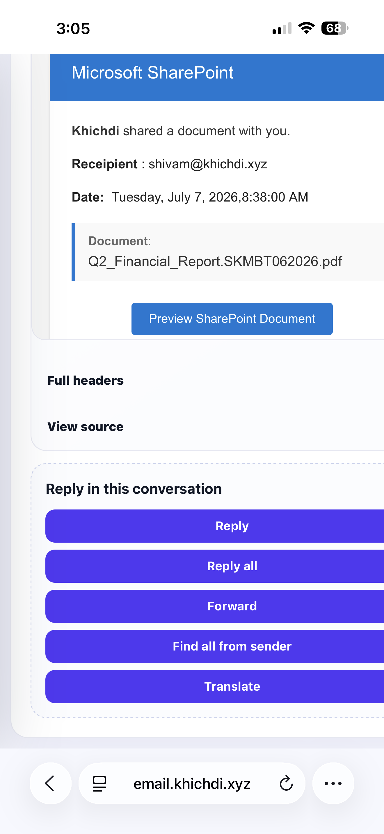 KMAIL product screenshot 3