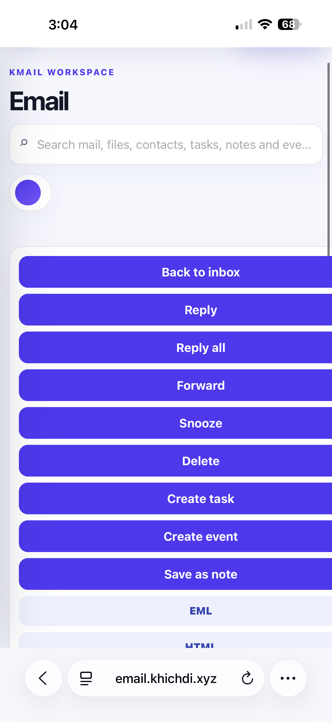 KMAIL product screenshot 6